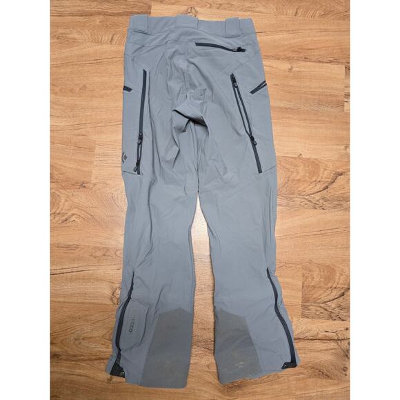 Outdoor Ski Pants Gray Waterproof Zippered Pockets Adjustable Mens 34x32 - Picture 8 of 16